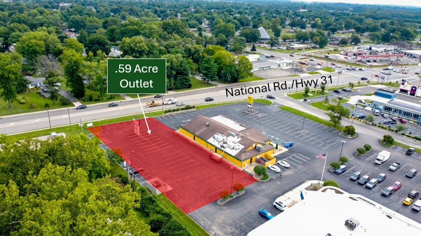 3136 N National Rd, Columbus, IN à louer - Aérien - Image 1 de 3