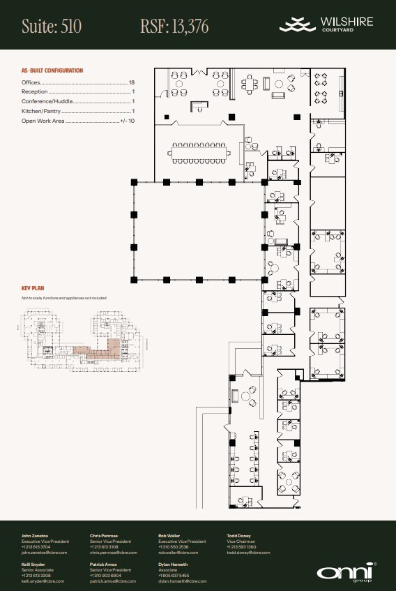 5700 Wilshire Blvd, Los Angeles, CA à louer Plan d’étage- Image 1 de 1