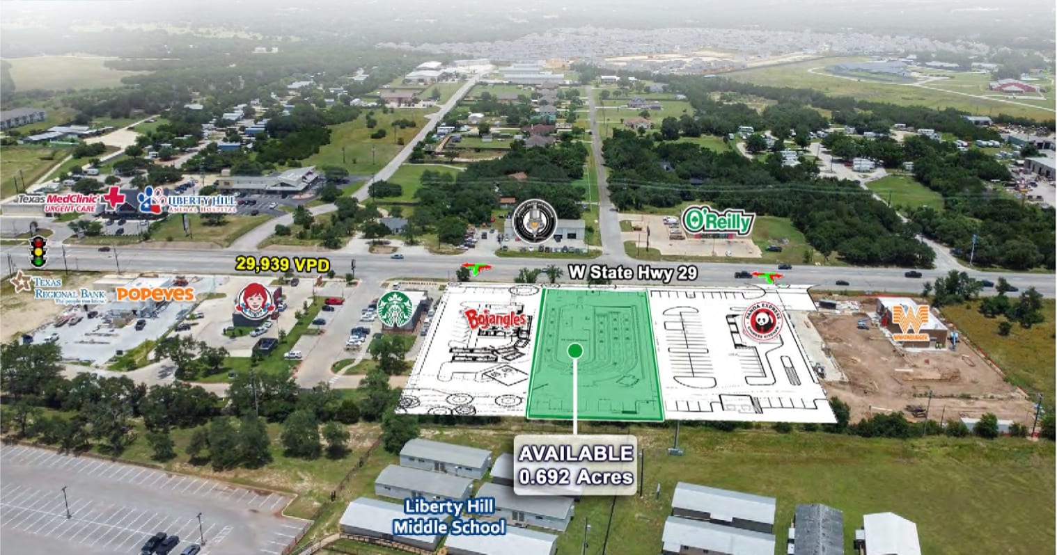 13003 W State Highway 29, Liberty Hill, TX for lease Primary Photo- Image 1 of 9