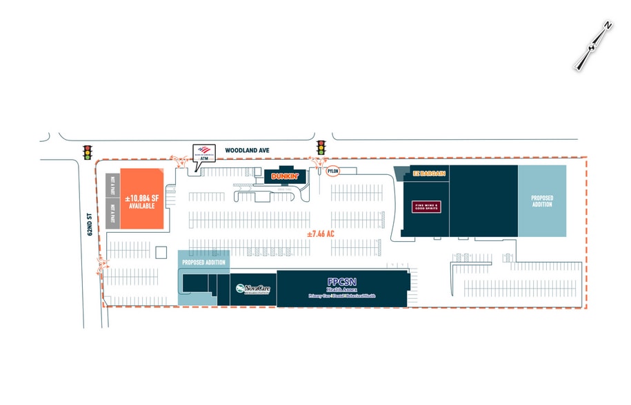 6140-6150 Woodland Ave, Philadelphia, PA for lease - Site Plan - Image 3 of 7