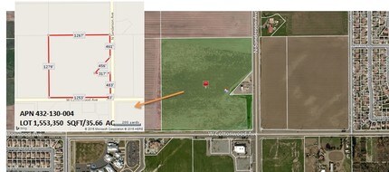250 N Sanderson Ave, San Jacinto, CA - Aérien Vue de la carte