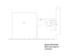 400 W Erie St, Chicago, IL for lease Floor Plan- Image 1 of 1