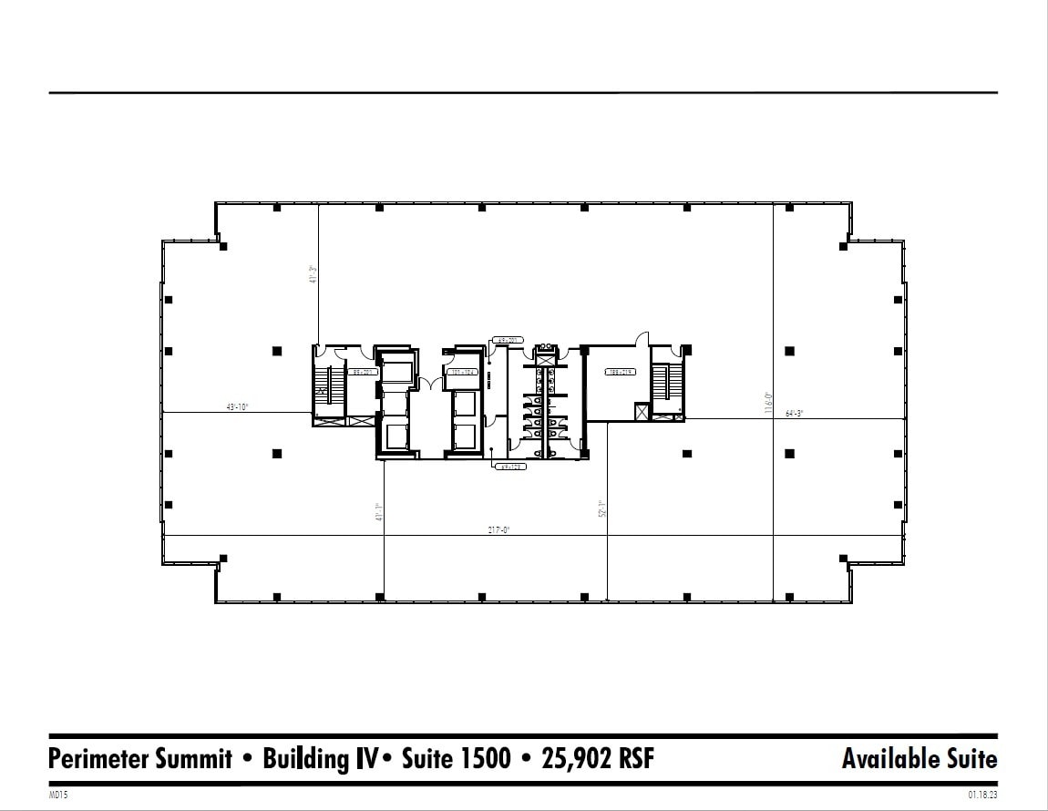 1001 Summit Blvd, Atlanta, GA for lease Floor Plan- Image 1 of 1