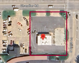 3305 Chandler Rd, Muskogee, OK - Aerial  map view