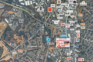 5317 Marshall Air Dr, Charlotte, NC - AERIAL  map view