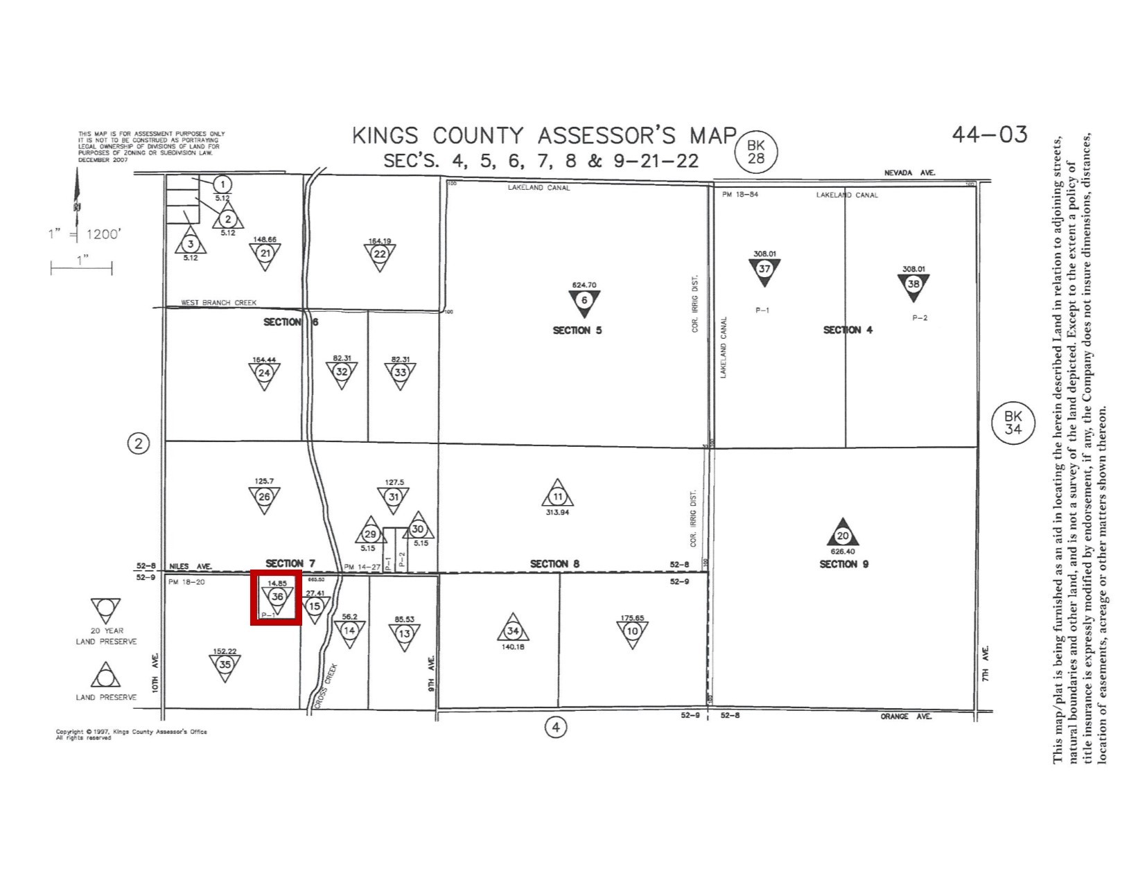 9507 Niles Ave, Corcoran, CA à vendre Plan cadastral- Image 1 de 1