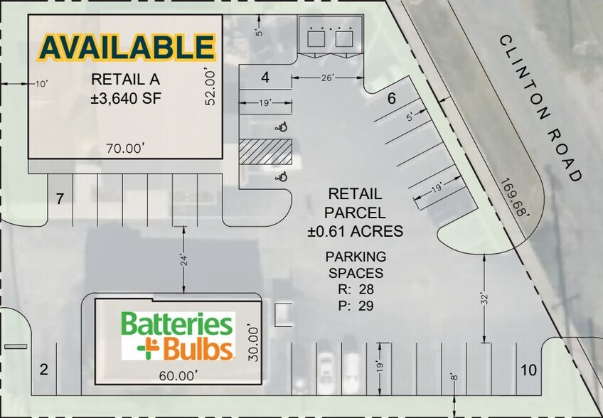 1401 N West Ave, Jackson, MI à louer - Plan de site - Image 2 de 2