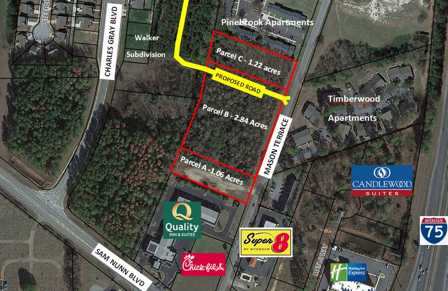 705 & 707 Mason Terrace, Perry, GA à vendre - Aérien - Image 2 de 3