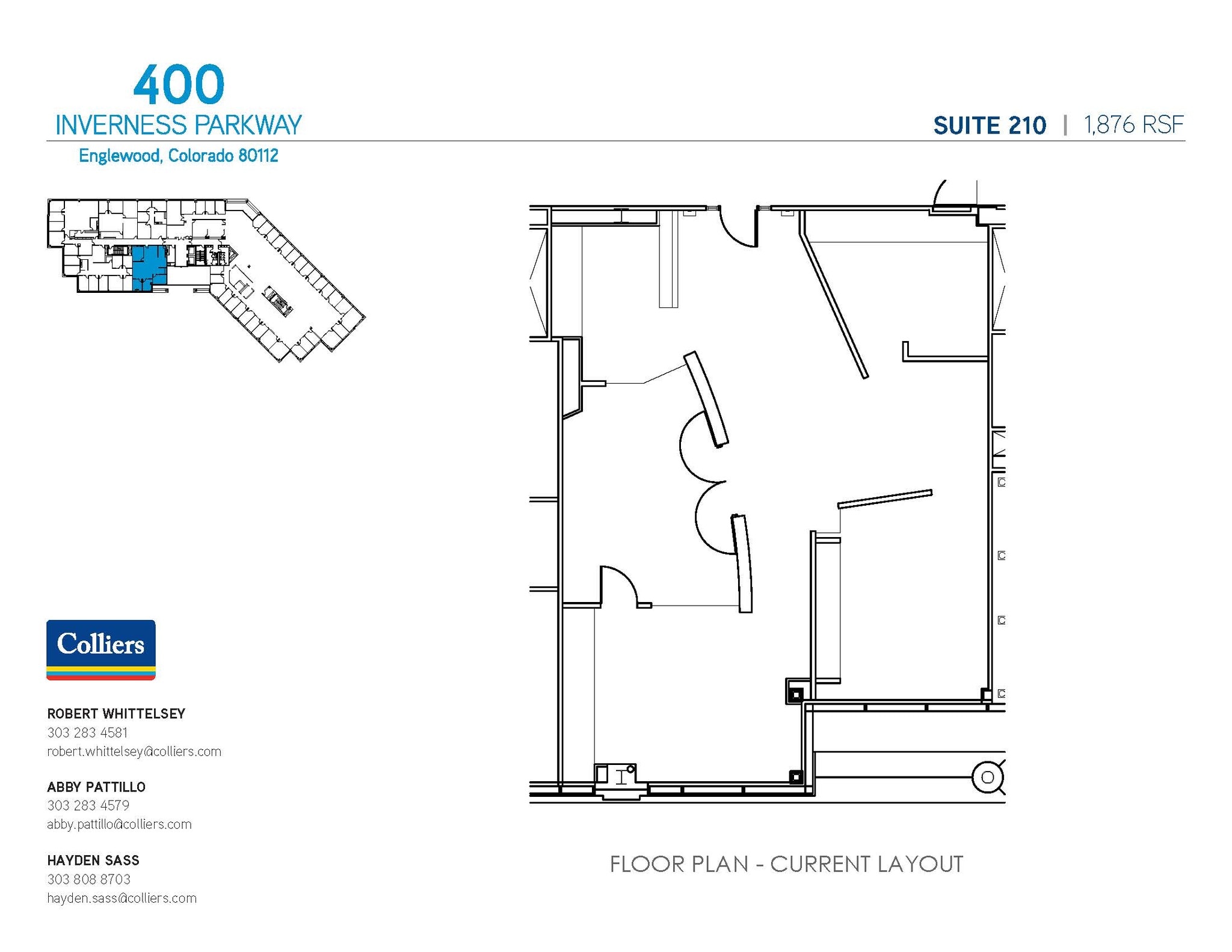 400 Inverness Pky, Englewood, CO for lease Floor Plan- Image 1 of 1