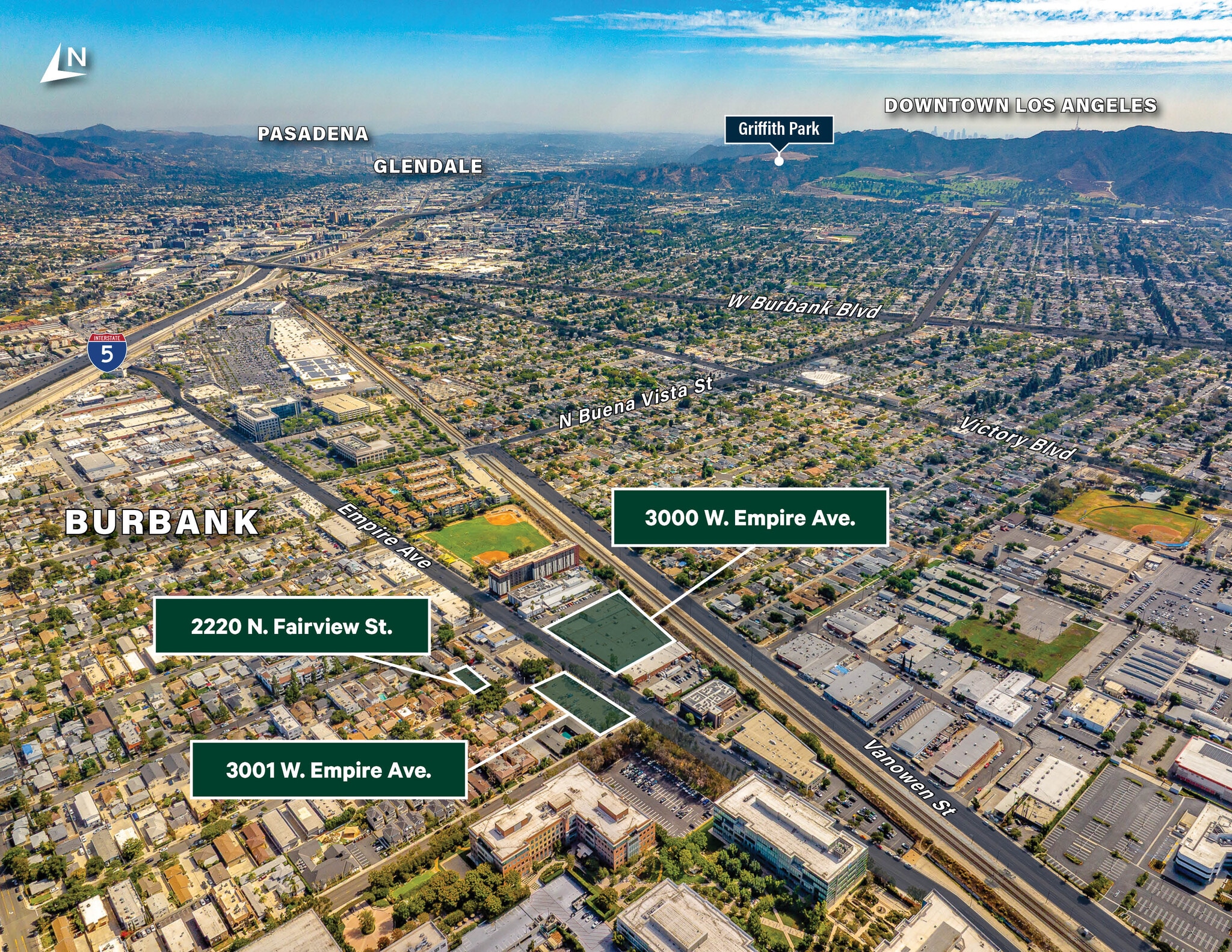 3000 W Empire Ave, Burbank, CA for sale Aerial- Image 1 of 16