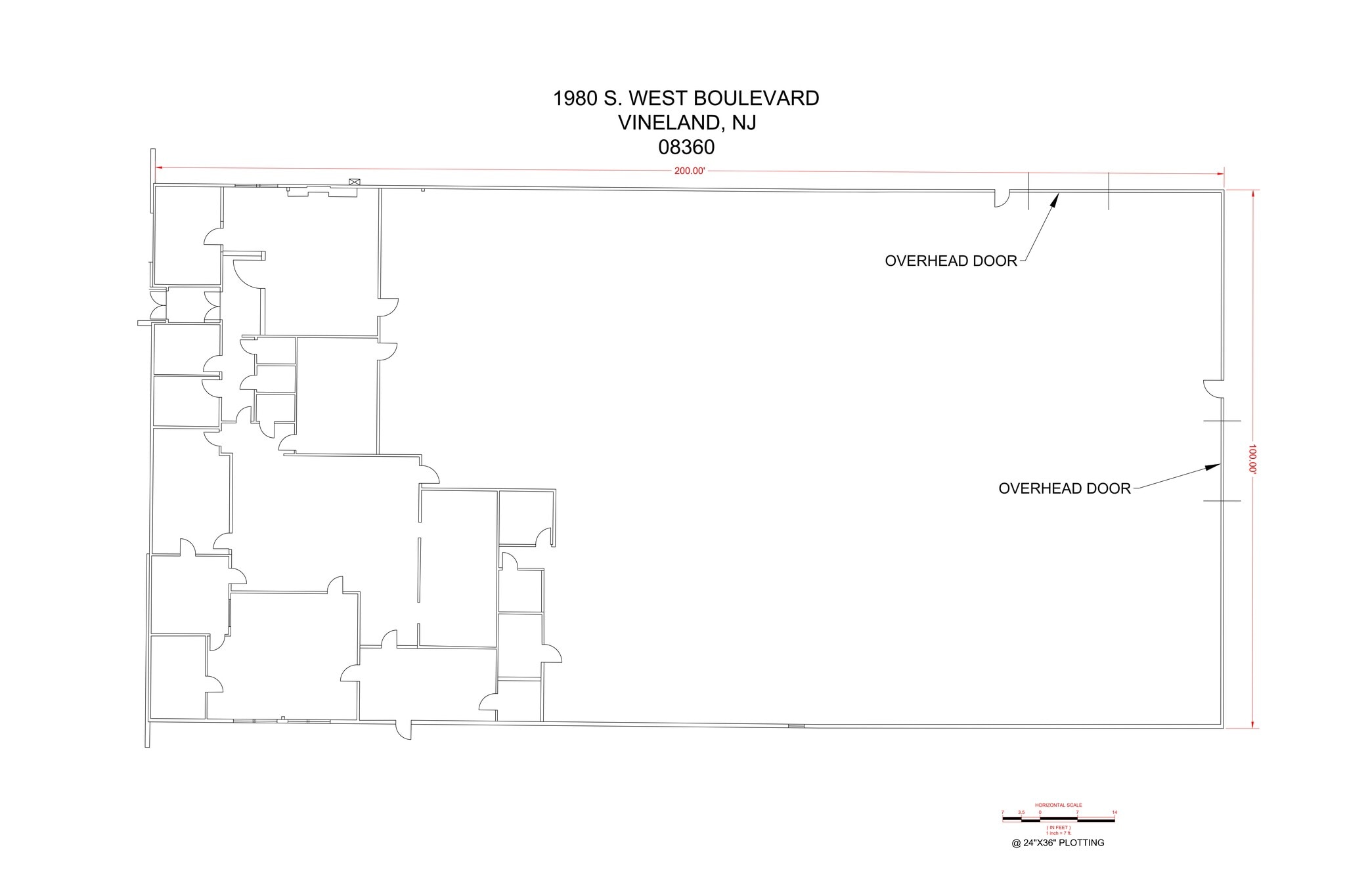 1980 S West Blvd, Vineland, NJ for lease Site Plan- Image 1 of 2