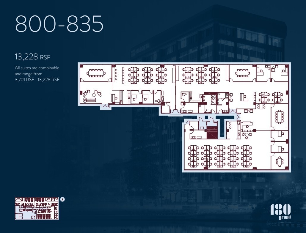 180 Grand Ave, Oakland, CA à louer Plan d’étage- Image 1 de 1