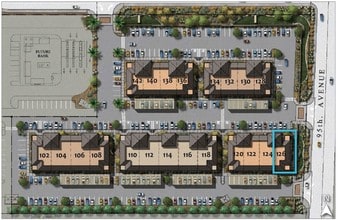 9515 W Camelback Rd, Phoenix, AZ - Aérien Vue de la carte