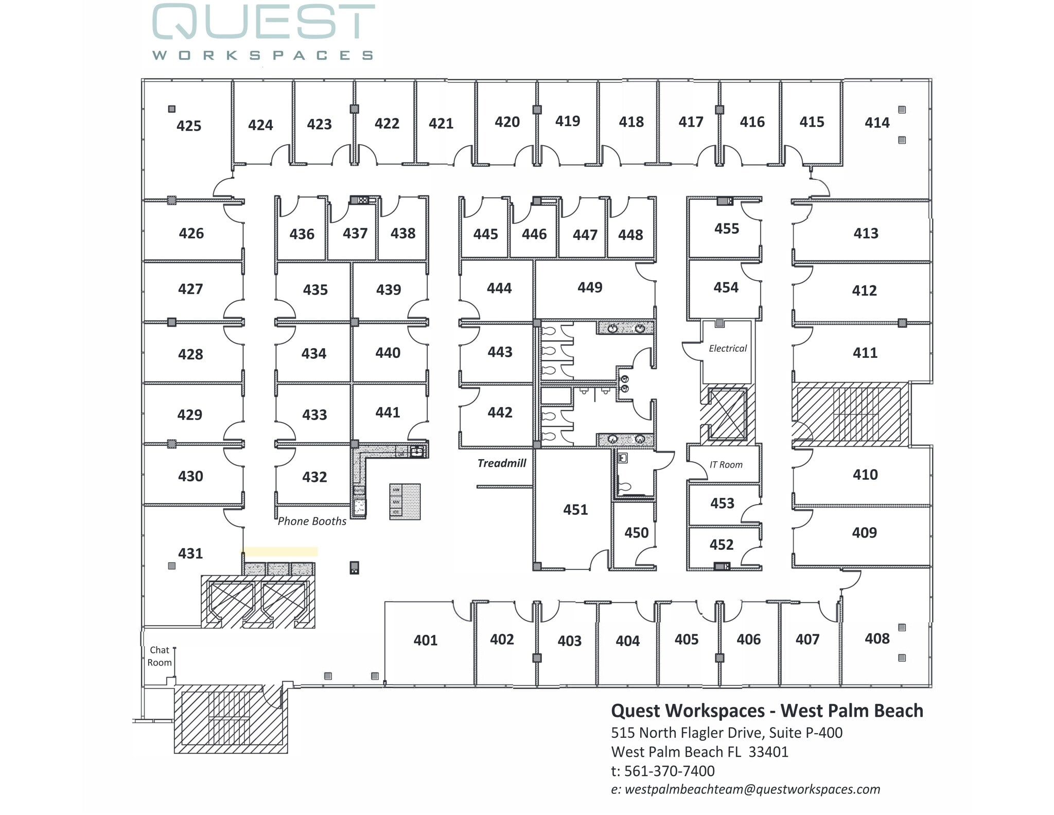 515 N Flagler Dr, West Palm Beach, FL for lease Site Plan- Image 1 of 2