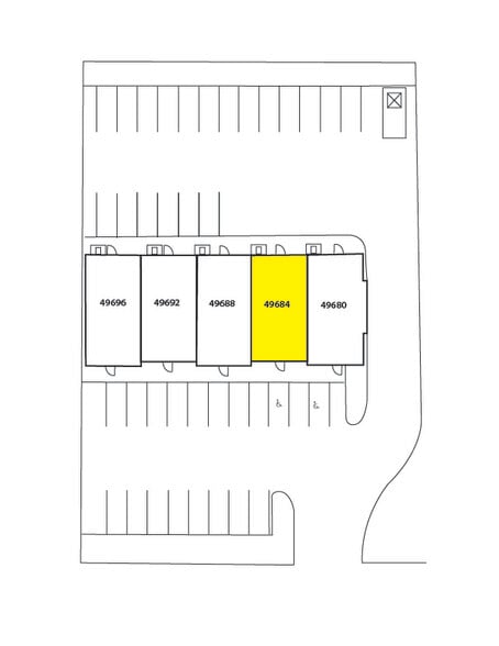 49680-49692 Gratiot Ave, Chesterfield, MI for lease - Building Photo - Image 2 of 2