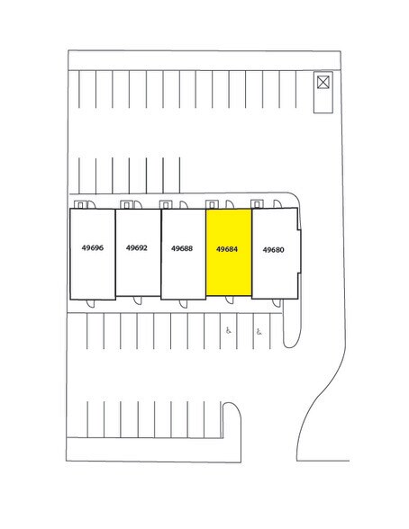 49680-49692 Gratiot Ave, Chesterfield, MI à louer - Photo du bâtiment - Image 2 de 2