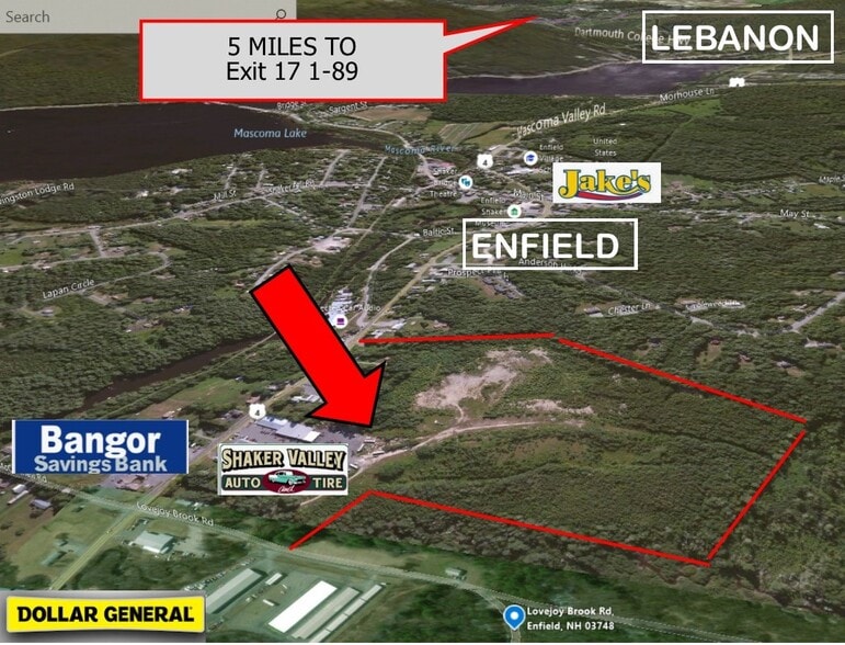 453 Route 4, Enfield, NH for sale - Aerial - Image 1 of 8