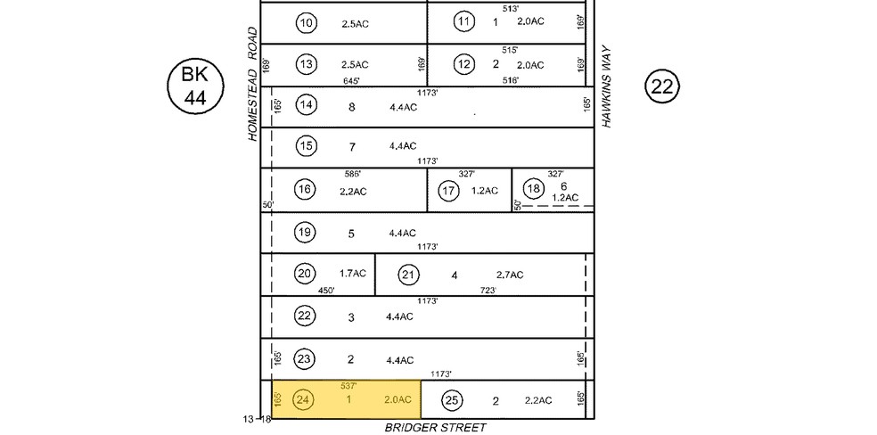 6471 Homestead Rd, Pahrump, NV à vendre - Plan cadastral - Image 1 de 1