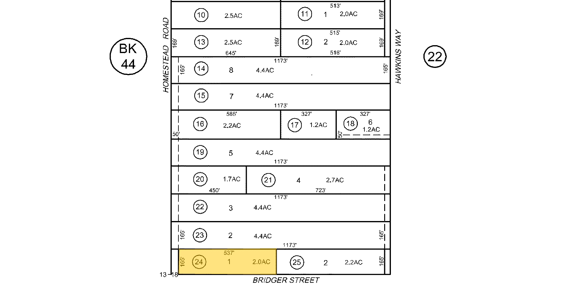 6471 Homestead Rd, Pahrump, NV à vendre Plan cadastral- Image 1 de 1