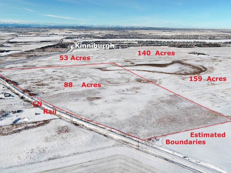 Rge Rd 281, Chestermere, AB à vendre - Aérien - Image 2 de 5