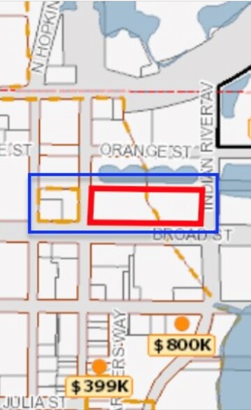 Three Continuous Parcels in Titusville portfolio of 3 properties for sale on LoopNet.ca - Plat Map - Image 2 of 3