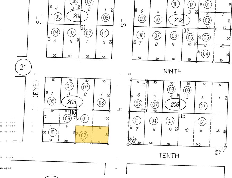 809 H St, Antioch, CA for sale - Plat Map - Image 2 of 2