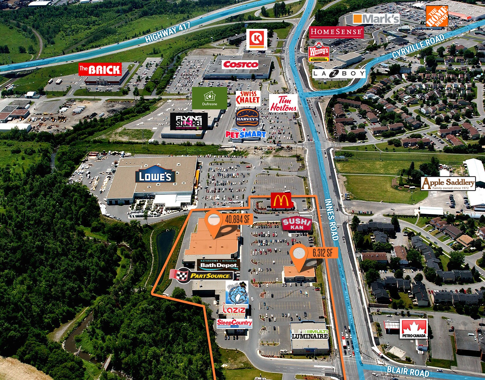 1900 Innes Rd, Ottawa, ON à vendre Aérien- Image 1 de 1