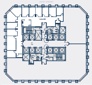 1 Post St, San Francisco, CA for lease Floor Plan- Image 1 of 1