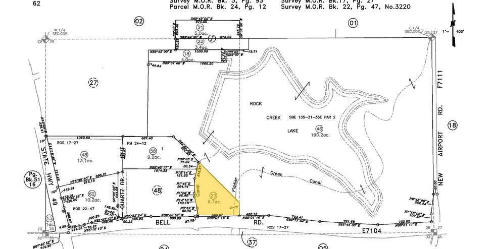 2400-2600 Bell Rd, Auburn, CA à vendre - Plan cadastral - Image 2 de 2