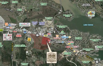 SWQ Hwy 105 & Club Dr, Montgomery, TX - Aérien  Vue de la carte