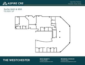 11451 Katy Fwy, Houston, TX à louer Plan d’étage- Image 2 de 2