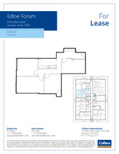 3100 Edloe St, Houston, TX à louer Plan d  tage- Image 1 de 1