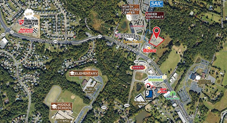 1170 Garrisonville Rd, Stafford, VA à vendre Photo du bâtiment- Image 1 de 2