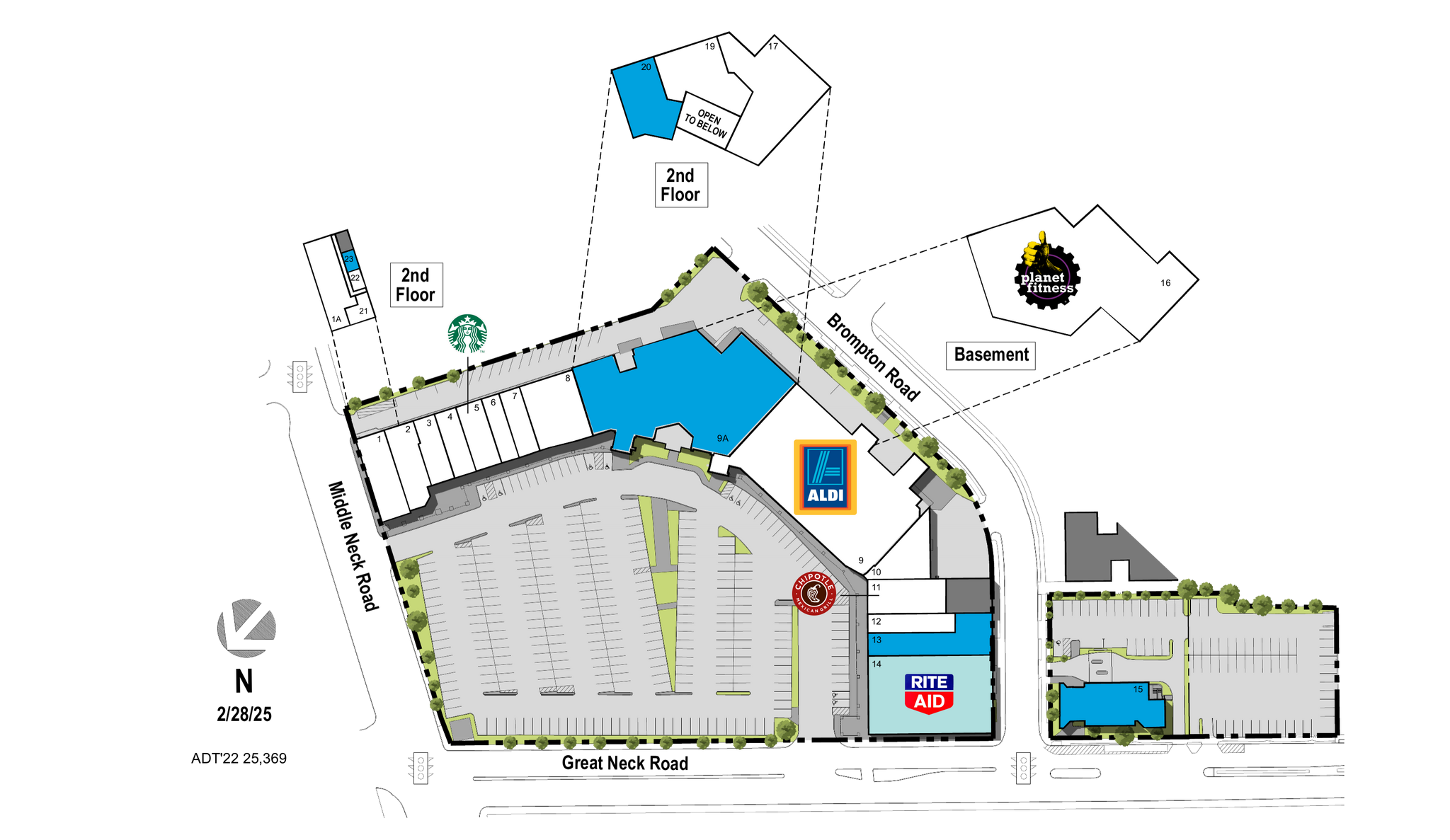 2-50 Great Neck Rd, Great Neck, NY à louer Plan de site- Image 1 de 1