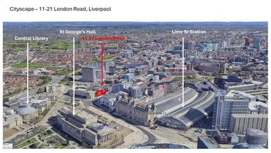 11-15 London Rd, Liverpool, MSY - AÉRIEN  Vue de la carte