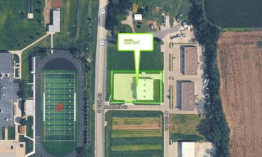 1310 Paddock St, Fort Calhoun, NE - Aerial  map view