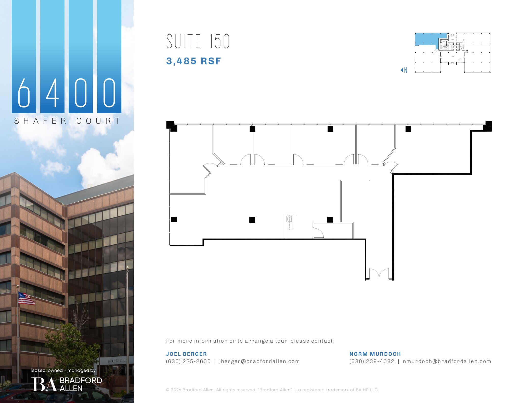 6400 Shafer Ct, Rosemont, IL for lease Floor Plan- Image 1 of 1
