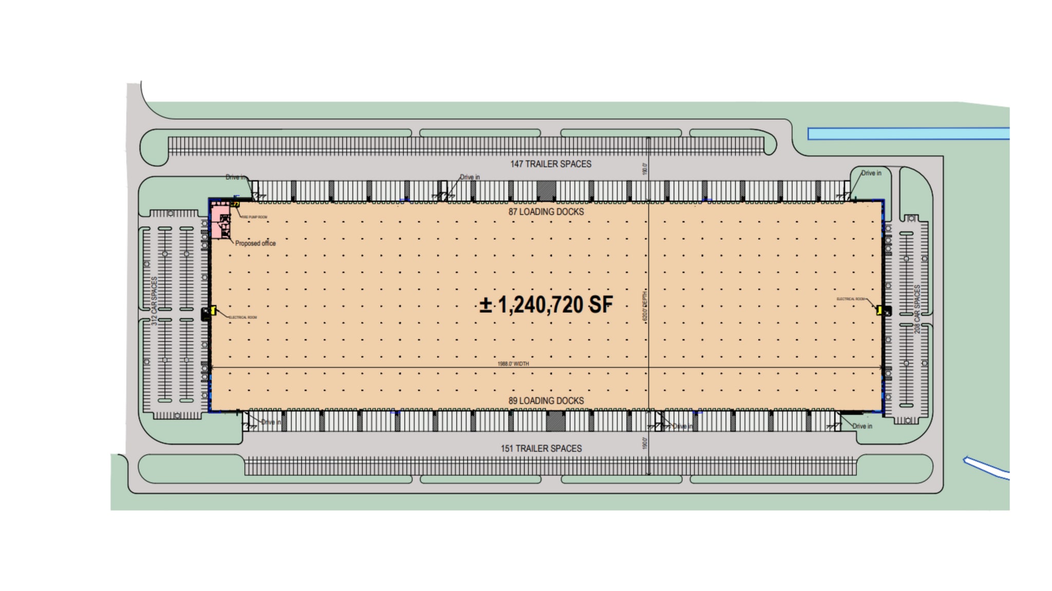 100 Logistics Dr, Barnesville, PA à louer Plan de site- Image 1 de 1