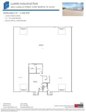 2661-2669 Ludelle St, Fort Worth, TX for lease Floor Plan- Image 1 of 1