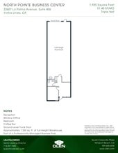 22607 La Palma Ave, Yorba Linda, CA à louer Plan d’étage- Image 1 de 1
