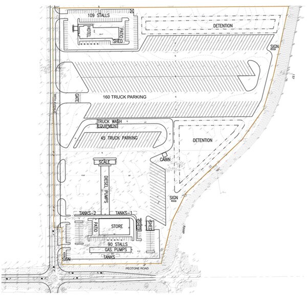 601 S 88th Ave, Peotone, IL à vendre - Plan de site - Image 3 de 3