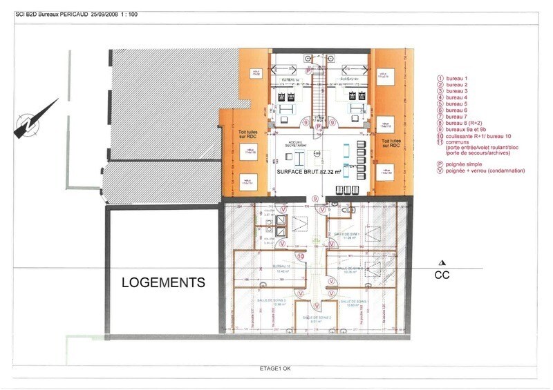 Local d'activités dans Lyon à vendre - Plan d’étage - Image 3 de 7