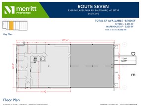 9321 Philadelphia Rd, Rosedale, MD for lease Floor Plan- Image 1 of 1