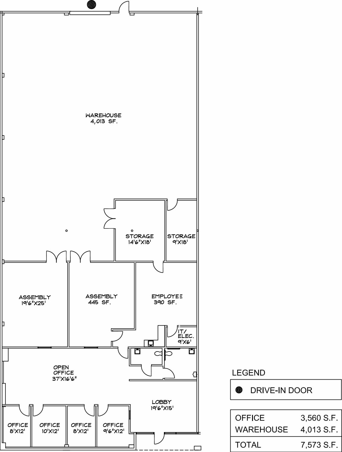 2200 Zanker Rd, San Jose, CA for lease Floor Plan- Image 1 of 2