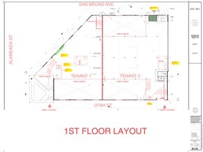 101 Utah St, San Francisco, CA à louer Plan d’étage- Image 2 de 2