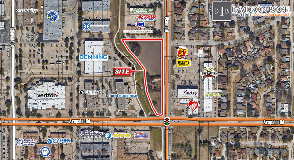 NWC - Arapaho Rd. & Plano Rd., Richardson, TX for sale - Primary Photo - Image 1 of 2