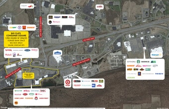 830 County Road 64, Elmira, NY - Aerial map view
