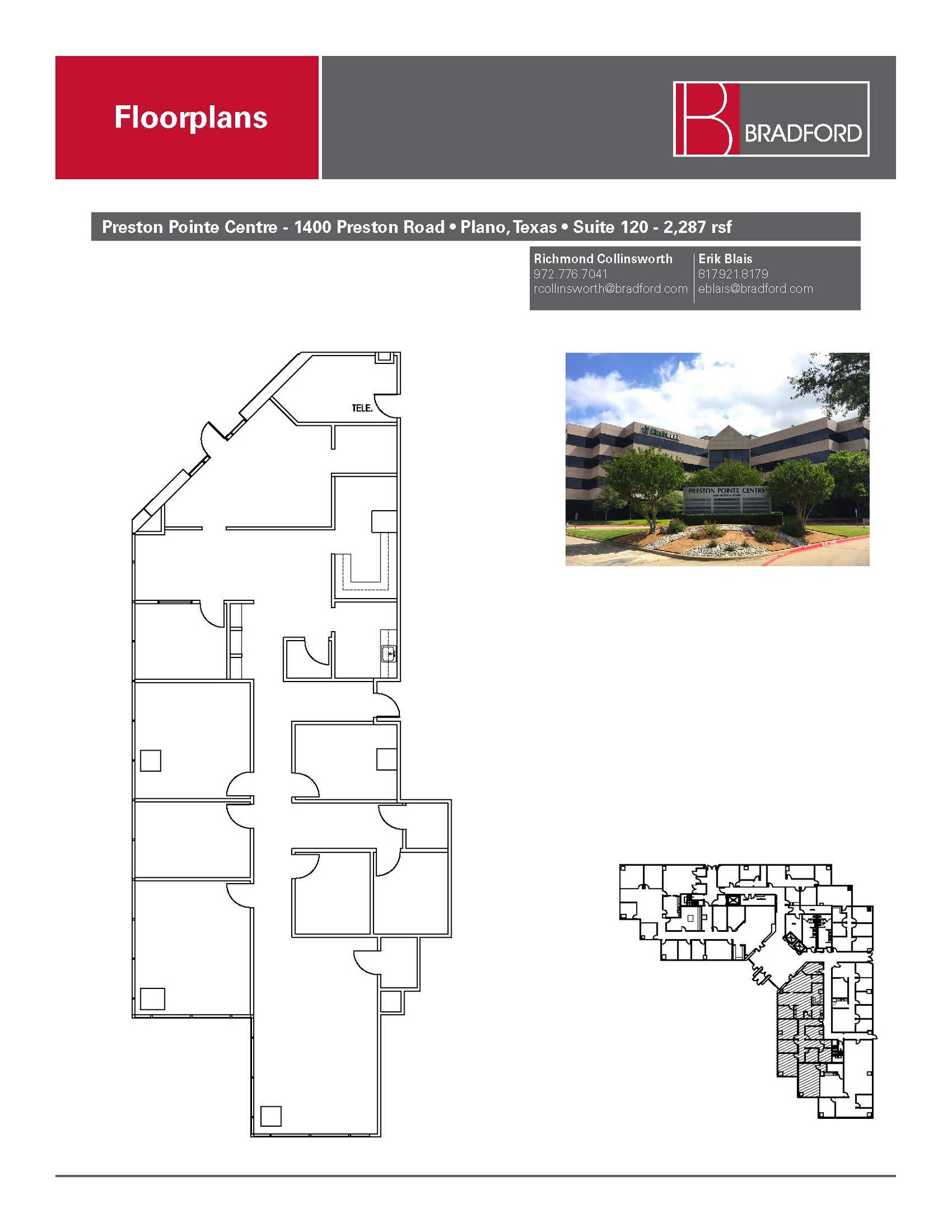 1400 Preston Rd, Plano, TX à louer Plan d  tage- Image 1 de 1