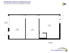 1471 SW 30th Ave, Deerfield Beach, FL à louer Plan d’étage- Image 2 de 5