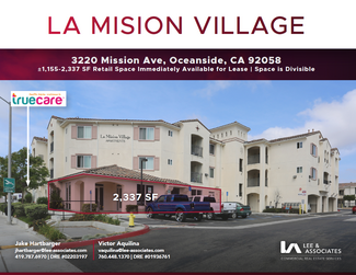 Plus de détails pour 3220 Mission Ave, Oceanside, CA - Local commercial à louer